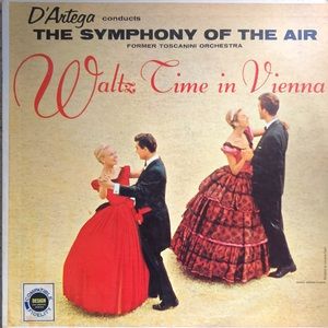 D' Artega Conducts The Symphony Of The Air Waltz Time In Vienna Vinyl Lp